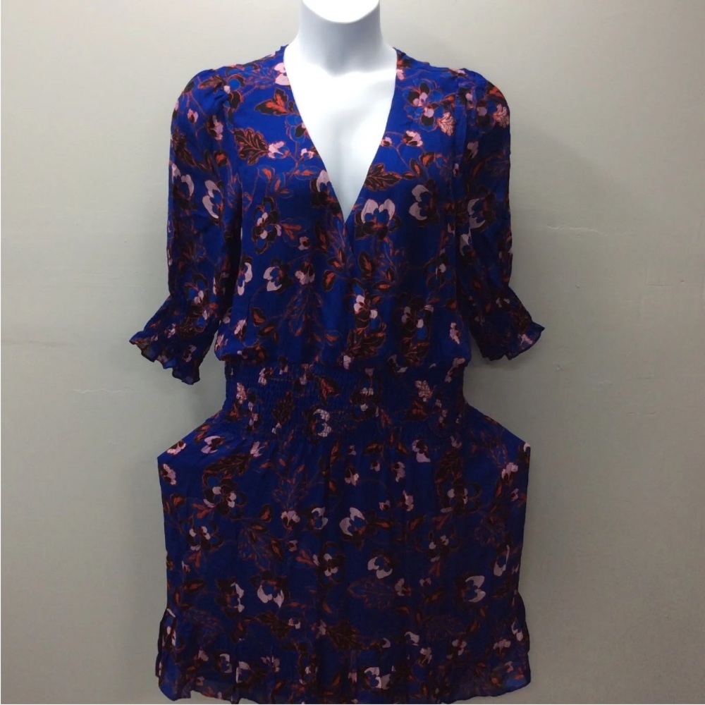 Parker * Women's dress * Size: 2XL * Color: Blue Floral